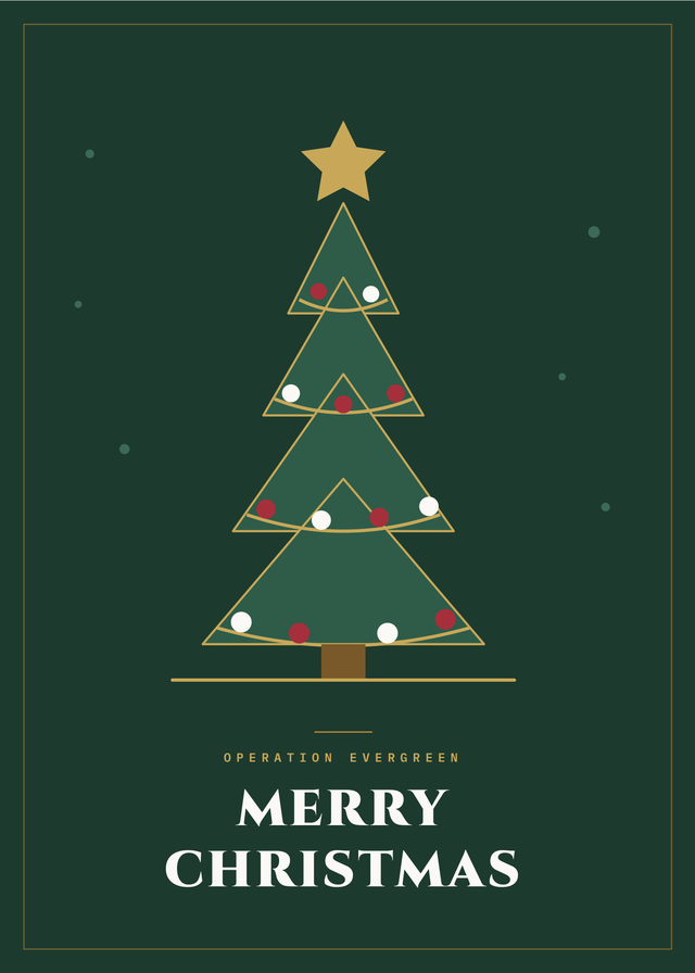 Christmas mystery card cover